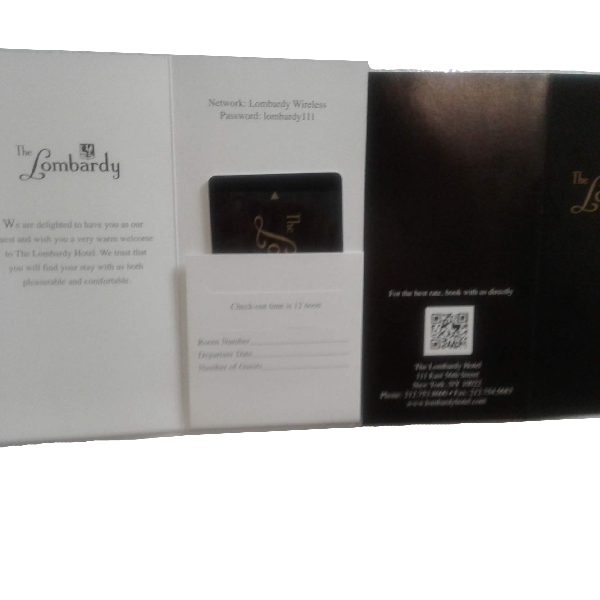Keycard and Keycard Holder