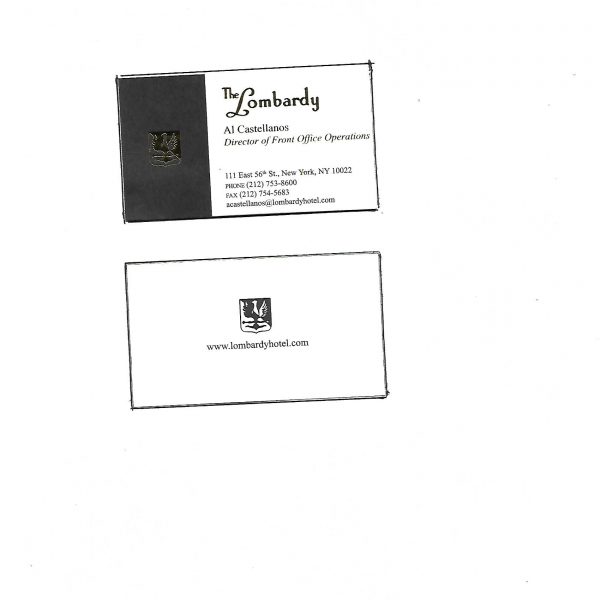 Business Cards Hotel Printing